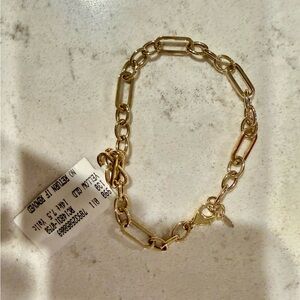 14K Yellow Gold Chain Bracelet